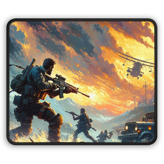 "Recreating a Game-themed Masterpiece" - The Alien Gaming Mouse Pad Video Game Art Style