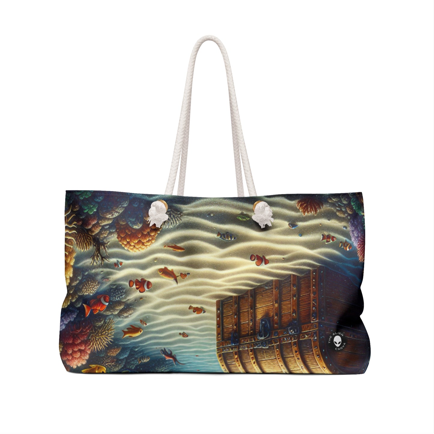 "Beneath the Waves: Treasure in the Coral Reef" - The Alien Weekender Bag