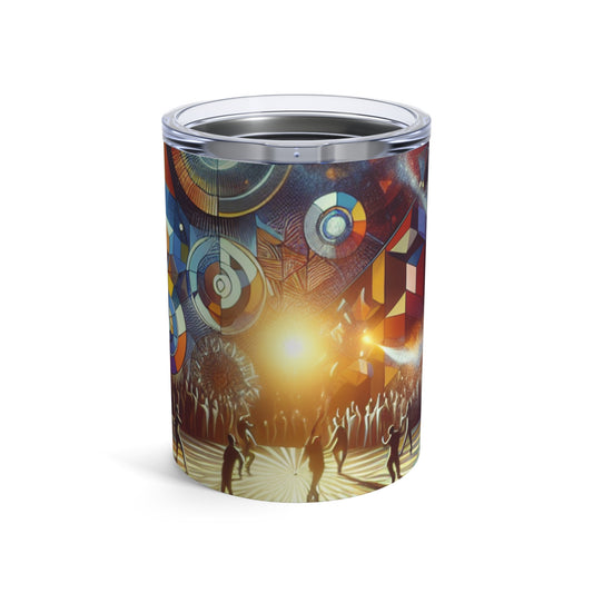 "Flight of the Artist: A Synchronized Dance with Nature" - The Alien Tumbler 10oz Performance Art
