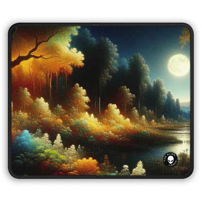 "Light and Dark in the Moonlight" - The Alien Gaming Mouse Pad Post-Impressionism