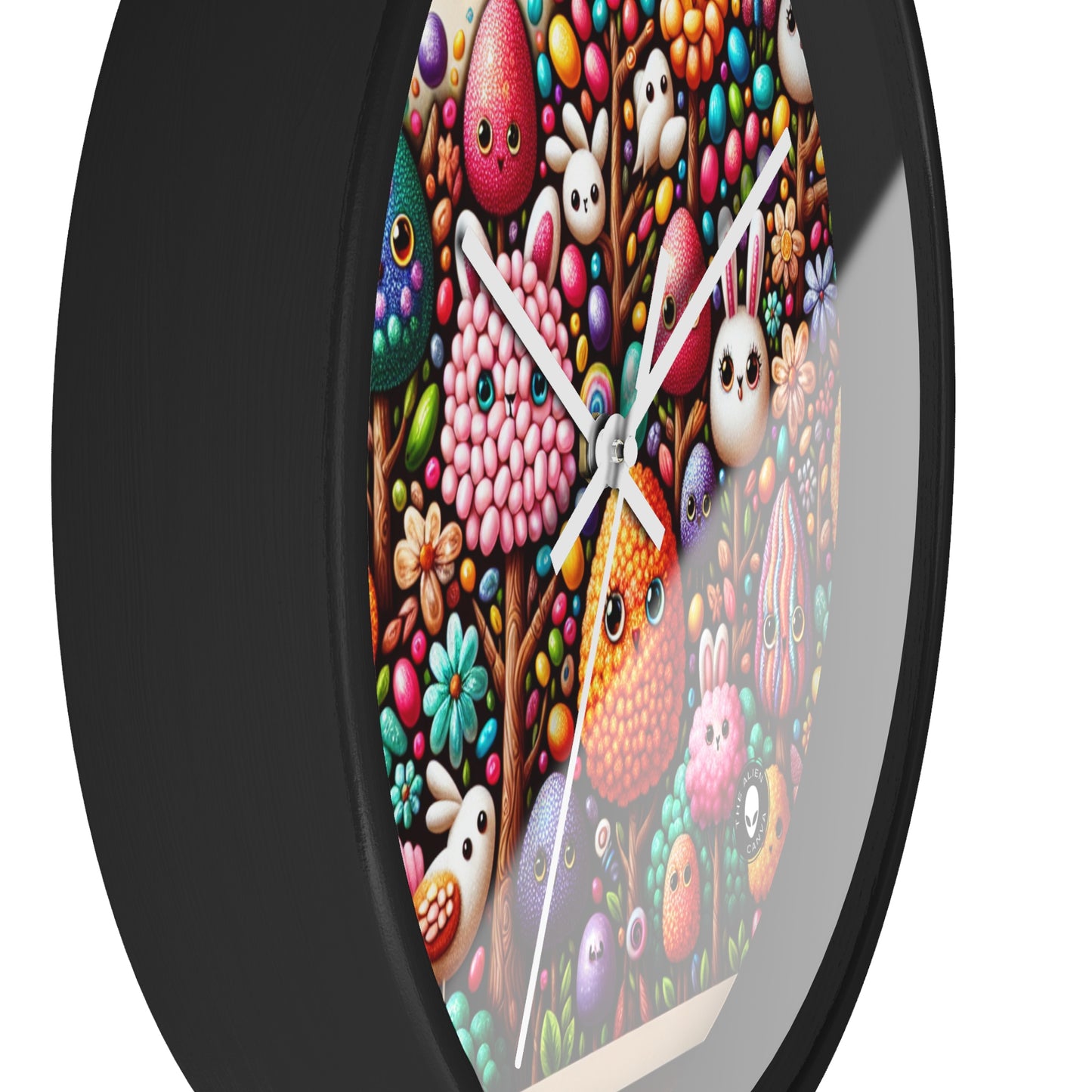 "Jellybean Forest Fantasy" - The Alien Wall Clock