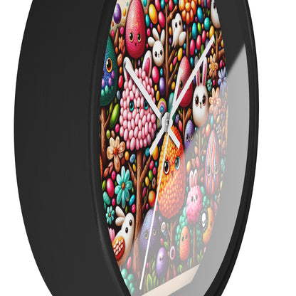 "Jellybean Forest Fantasy" - L'horloge murale extraterrestre