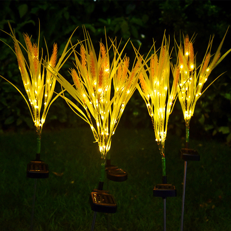 Solar Simulation Outdoor Garden Decoration Lawn Solar Wheat Ear Lamp