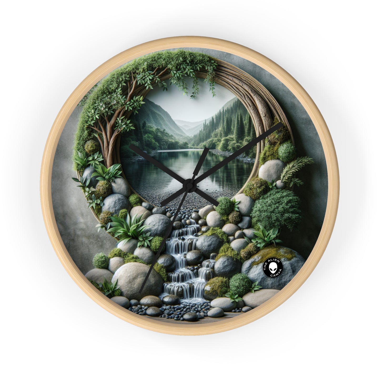 "Eco-Unity: A Multi-Sensory Sculptural Journey" - The Alien Wall Clock Environmental Sculpture