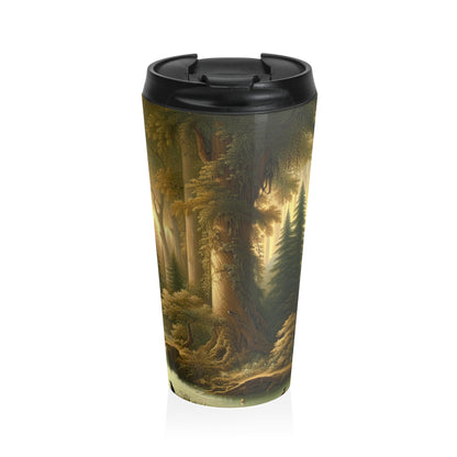 "Tranquil Forest Glen" - The Alien Stainless Steel Travel Mug