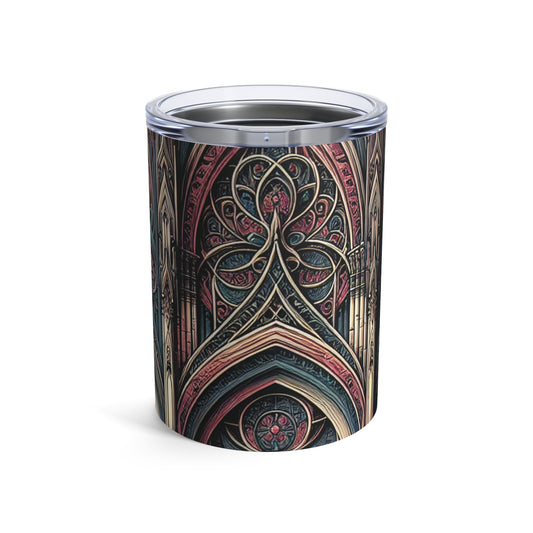 "Consuelo en las sombras: una obra maestra gótica de oscuridad eterna y belleza melancólica" - The Alien Tumbler 10oz Gothic Art