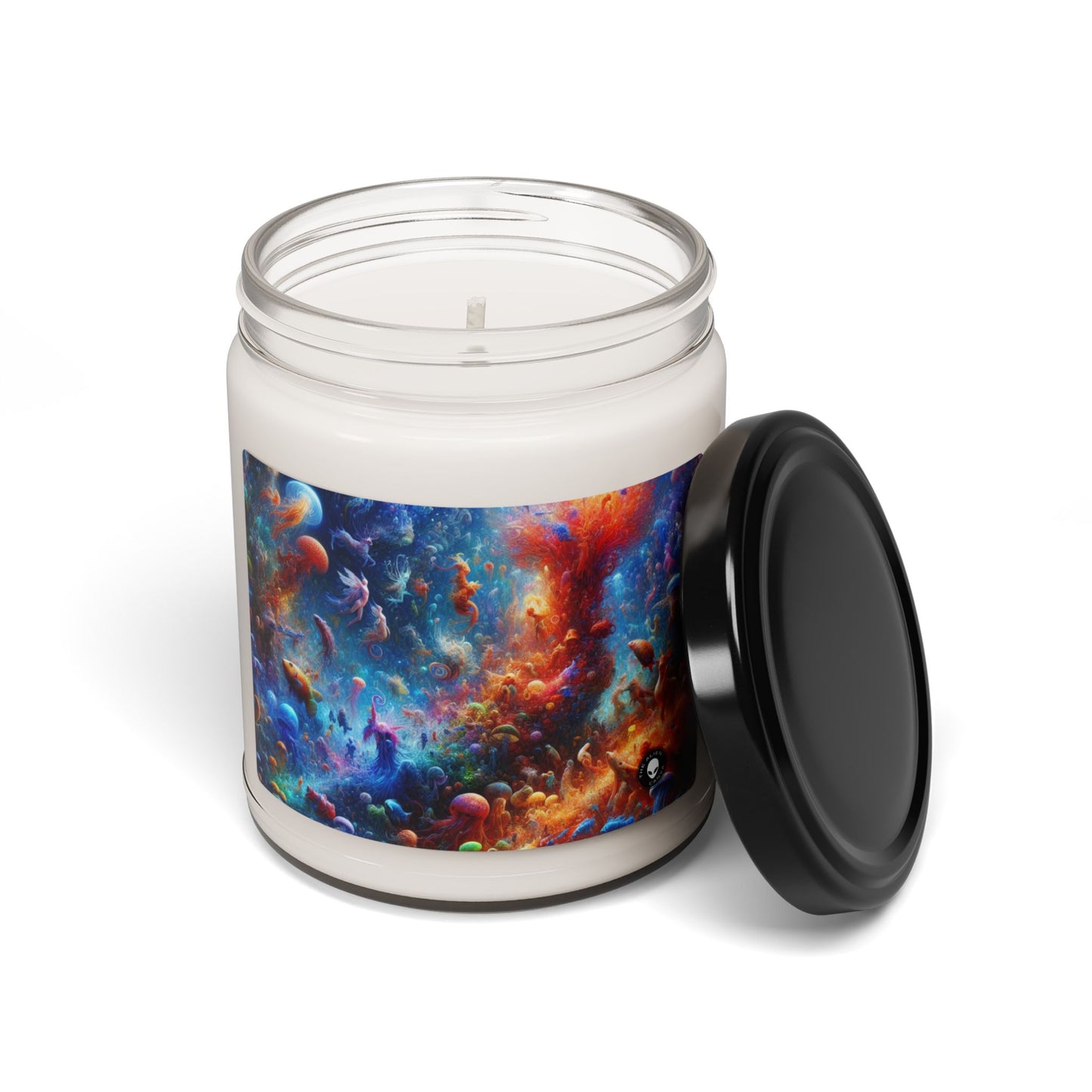 "Glowing Coral Dance Party" - The Alien Scented Soy Candle 9oz