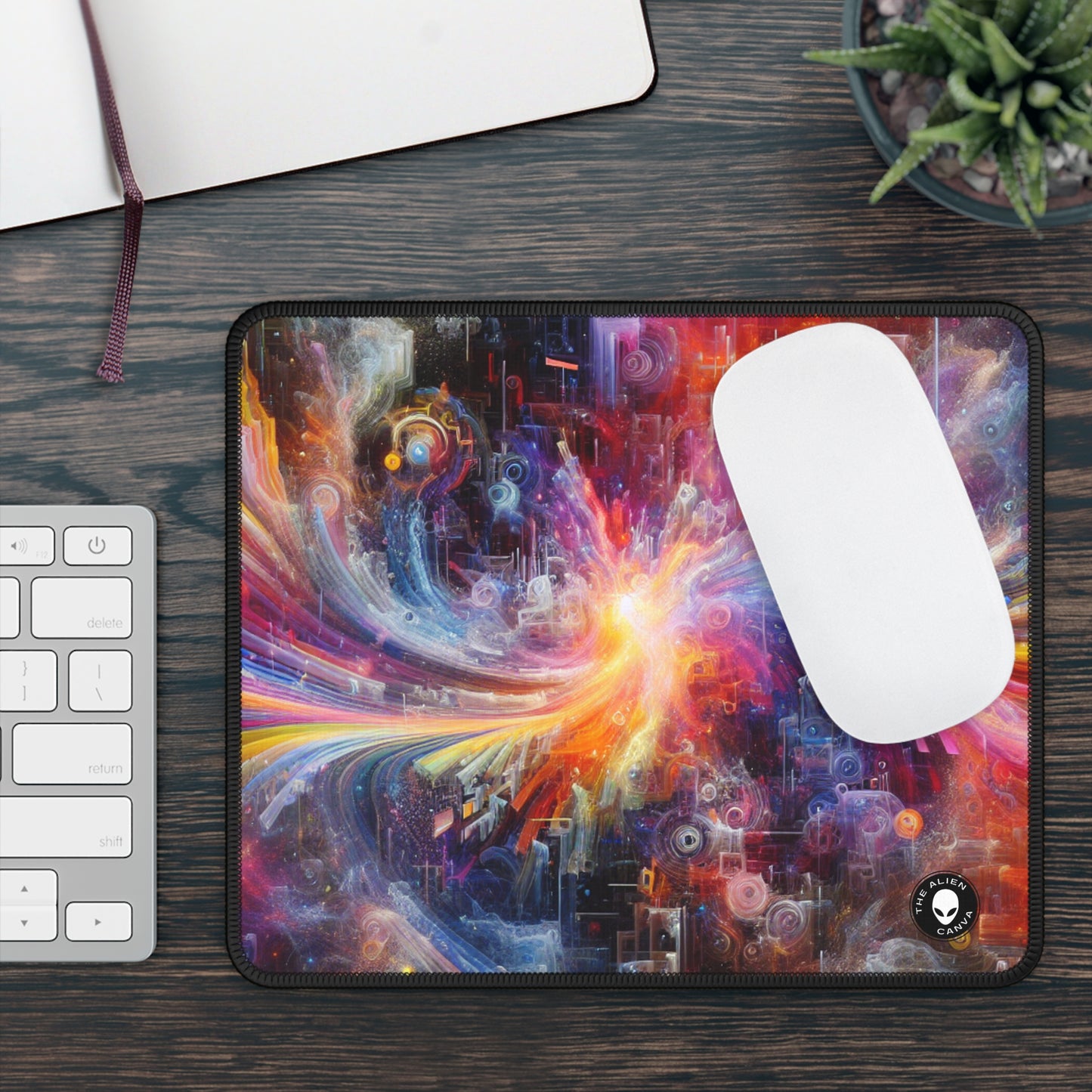 "Chromatic Sundown: Time-Lapse Sky Art" - The Alien Gaming Mouse Pad Video Art