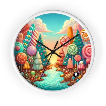 "Sugar Rush Forest" - L'horloge murale extraterrestre