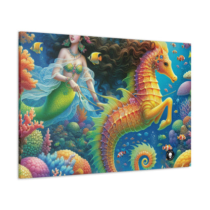 "Mermaid's Magical Coral Ride" - The Alien Canva