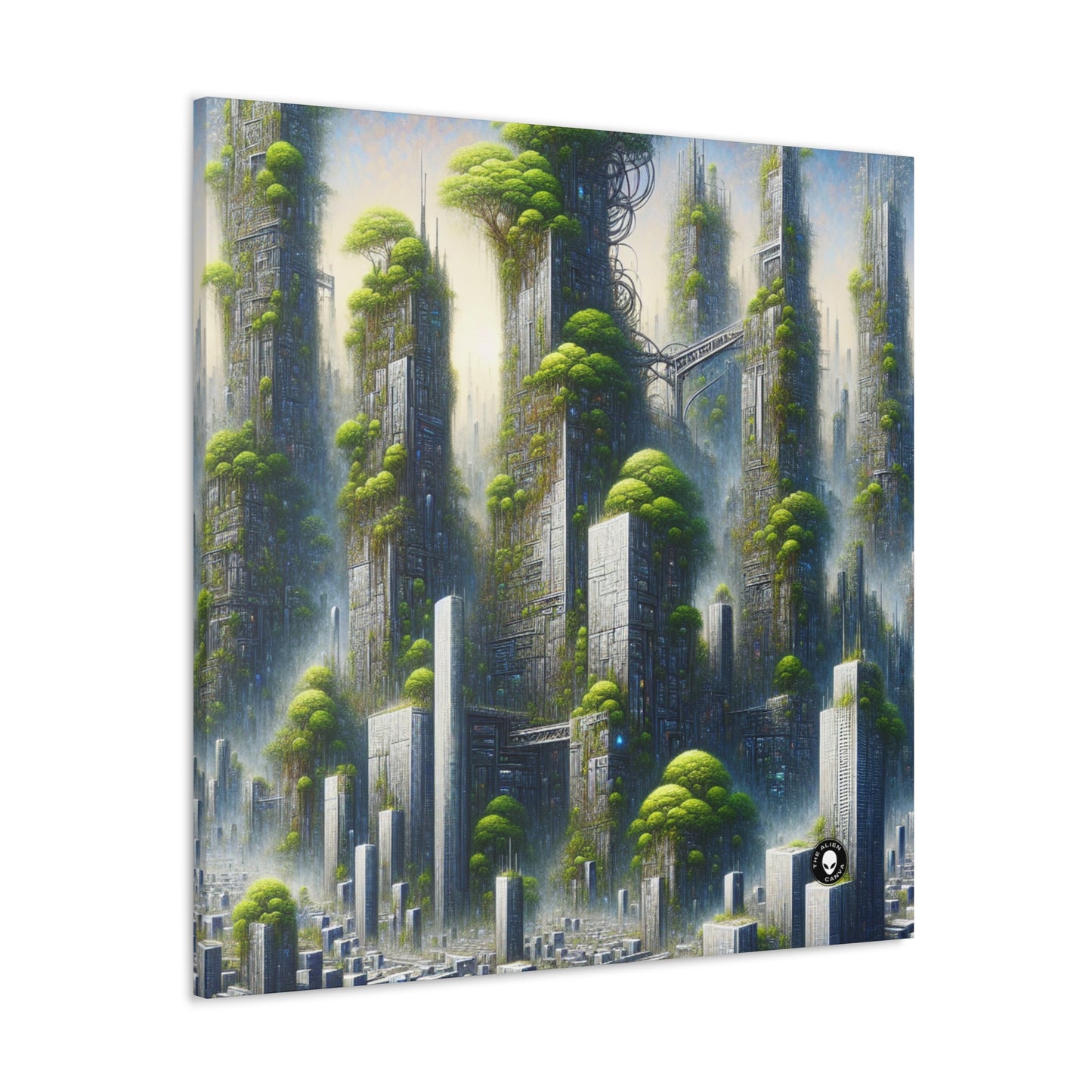 "Biodome Cityscape" - The Alien Canva