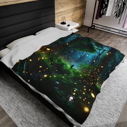 "Enchanted Night" - The Alien Velveteen Plush Blanket