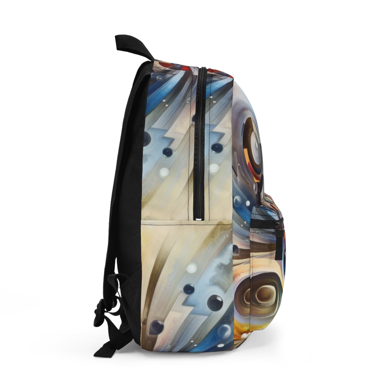 "Nature's Mechanical Symphony" - The Alien Backpack Abstract Surrealism