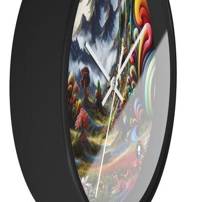 "Candy Mountains and Whimsical Valleys" - The Alien Wall Clock