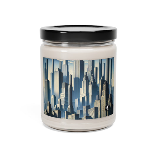 "Modern Metropolis: A Precisionism Perspective" - The Alien Scented Soy Candle 9oz Precisionism