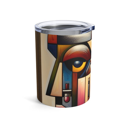 "Ma réflexion cubiste" - Le cubisme Alien Tumbler 10oz