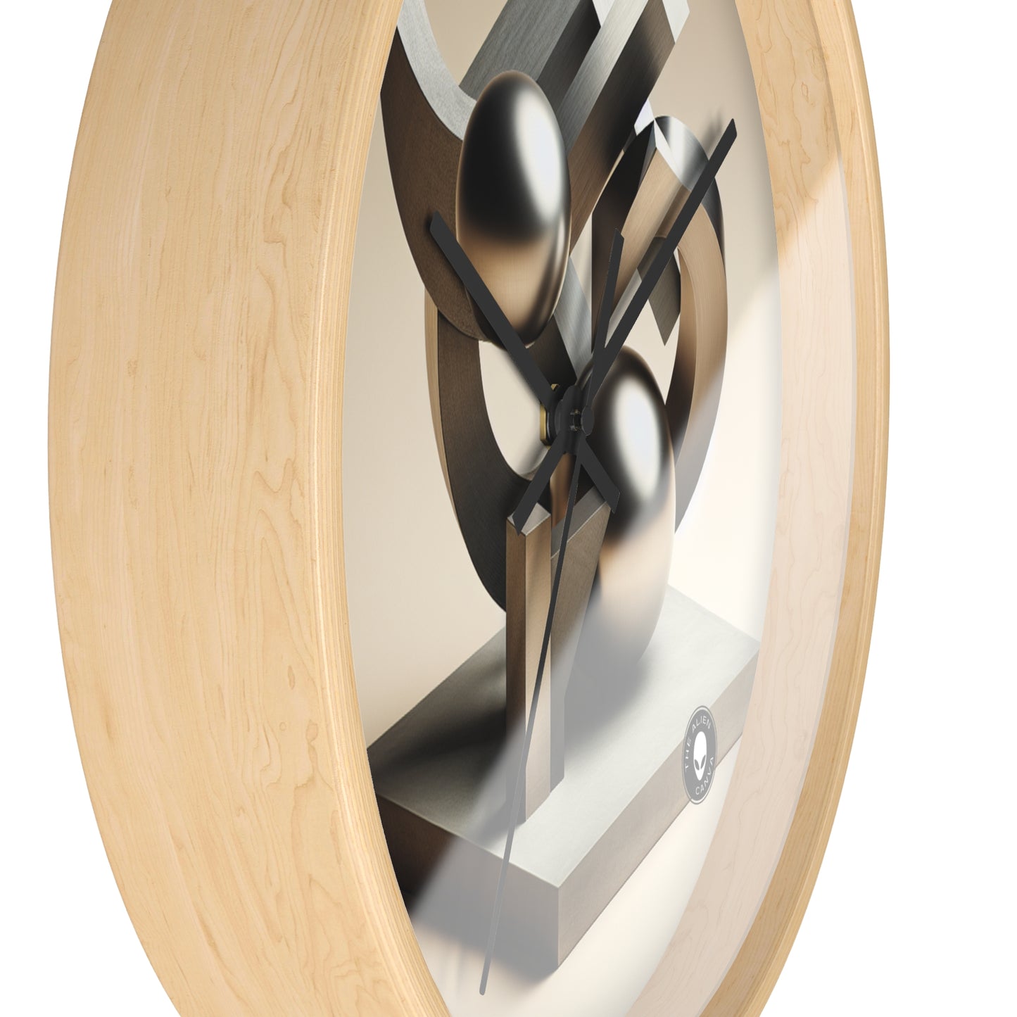 "Harmony in Nature: A Modernist Interpretation" - The Alien Wall Clock Modernist Sculpture