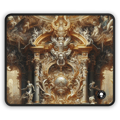 "Baroque Banquet: A Feast of Opulence" - The Alien Gaming Mouse Pad Baroque