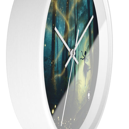 "Bosque Encantado: Baile de Luciérnagas" - El Reloj de Pared Extraterrestre