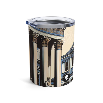 "Élégance urbaine néoclassique" - The Alien Tumbler 10oz Néoclassicisme