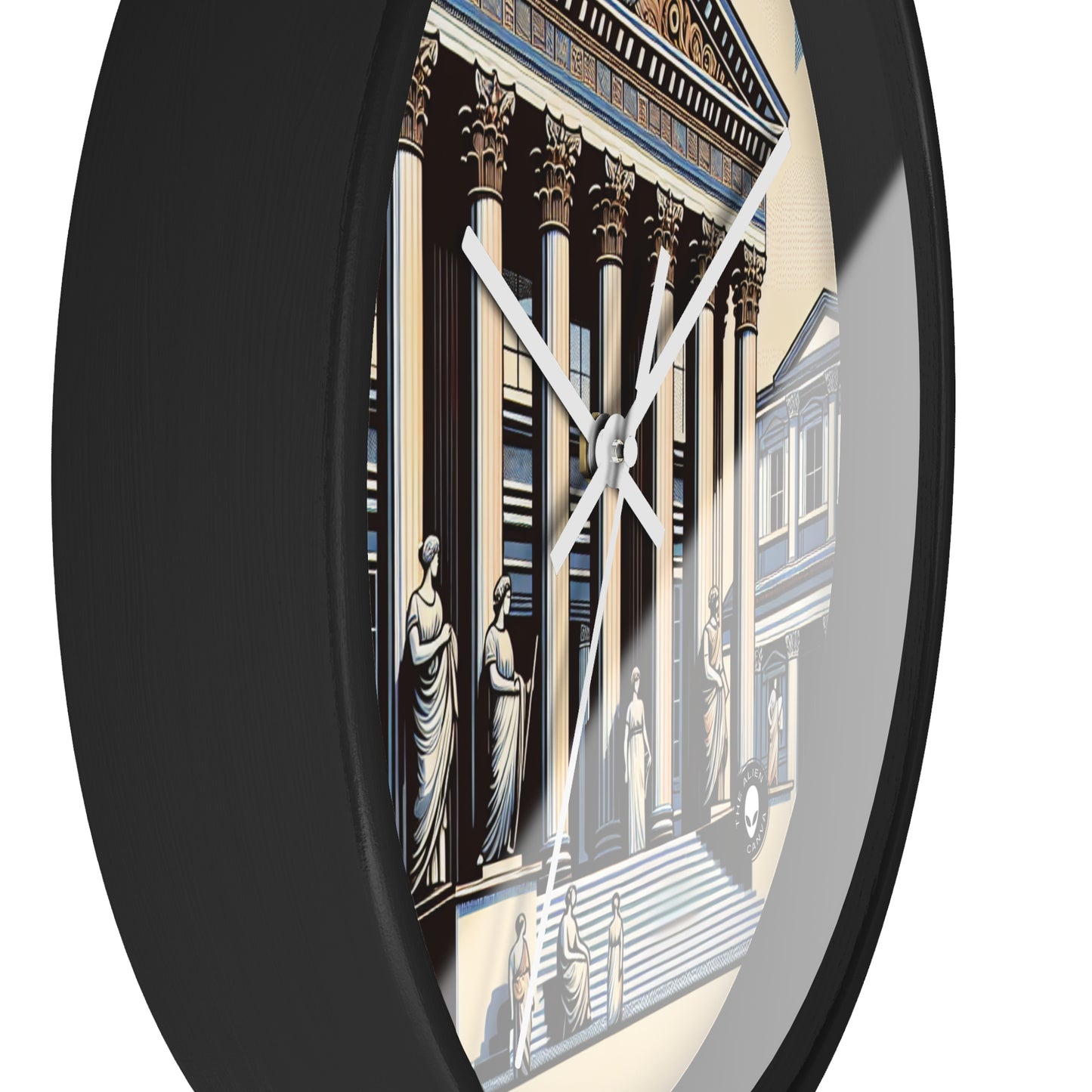 "Neoclassical Urban Elegance" - The Alien Wall Clock Neoclassicism