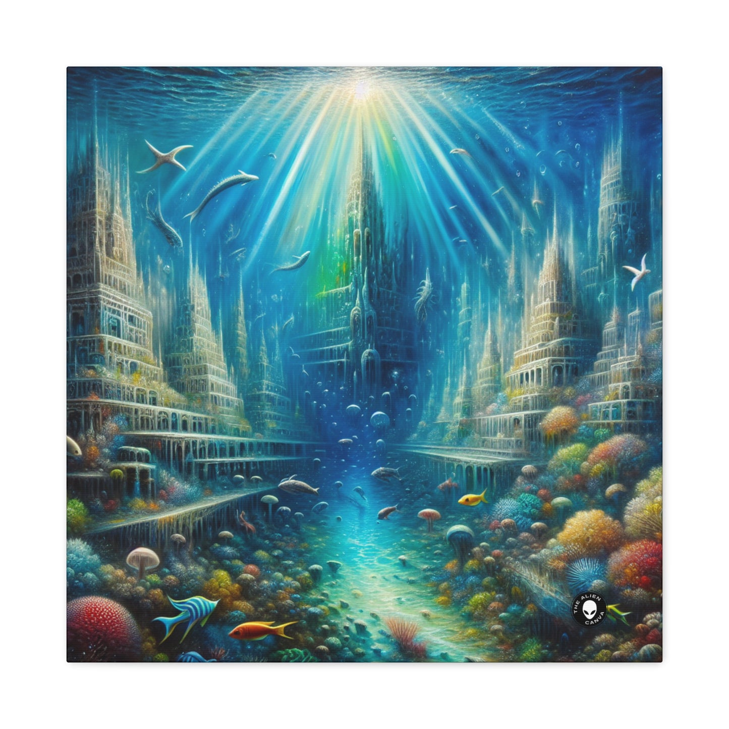 "Enchanted Underwater City" - The Alien Canva