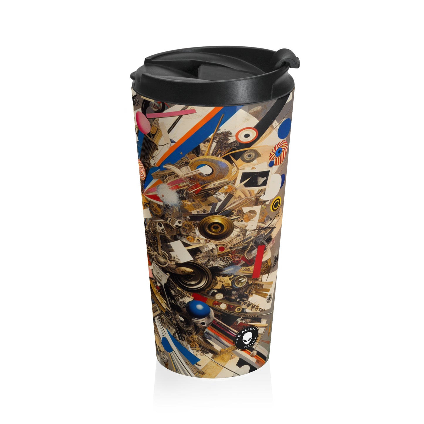 "Quirky Time Quack" - The Alien Stainless Steel Travel Mug Dadaism