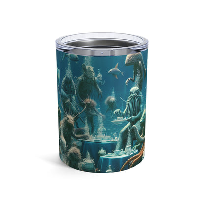 « L'heure du thé dans les profondeurs de la mer » - Le verre Alien 10oz