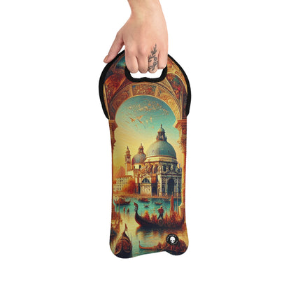 Sueños venecianos: un giro fantástico en los famosos canales - The Alien Wine Tote Bag Venetian School