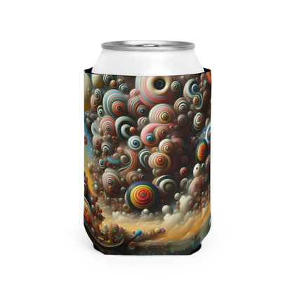 "Dreamscape Sojourn" - The Alien Can Cooler Sleeve Surrealism