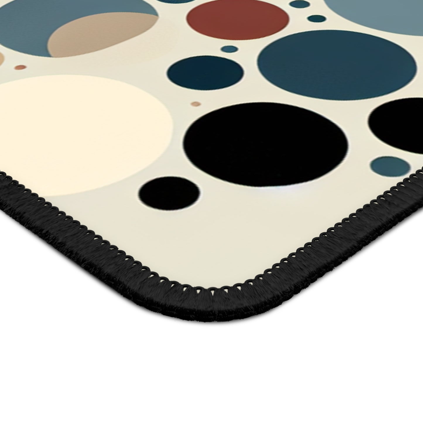 "Interwoven Circles: A Minimalist Approach" - The Alien Gaming Mouse Pad Minimalism Style