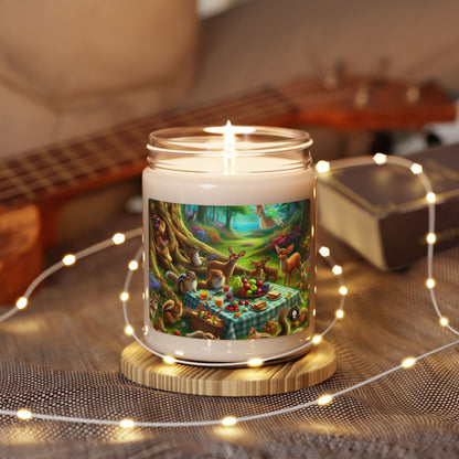 "Enchanted Forest Picnic: A Magical Gathering" - The Alien Scented Soy Candle 9oz