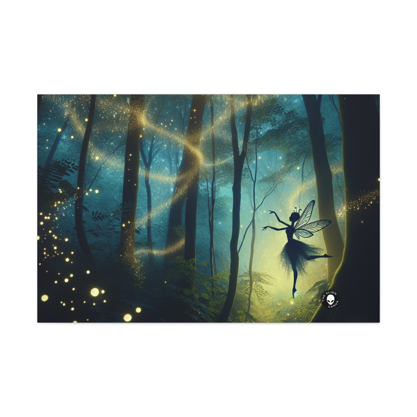 "Enchanted Forest: Firefly Dance" - The Alien Canva