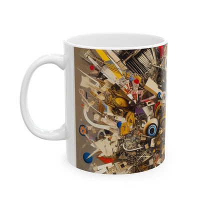 "Quirky Time Quack" - The Alien Ceramic Mug 11oz Dadaism