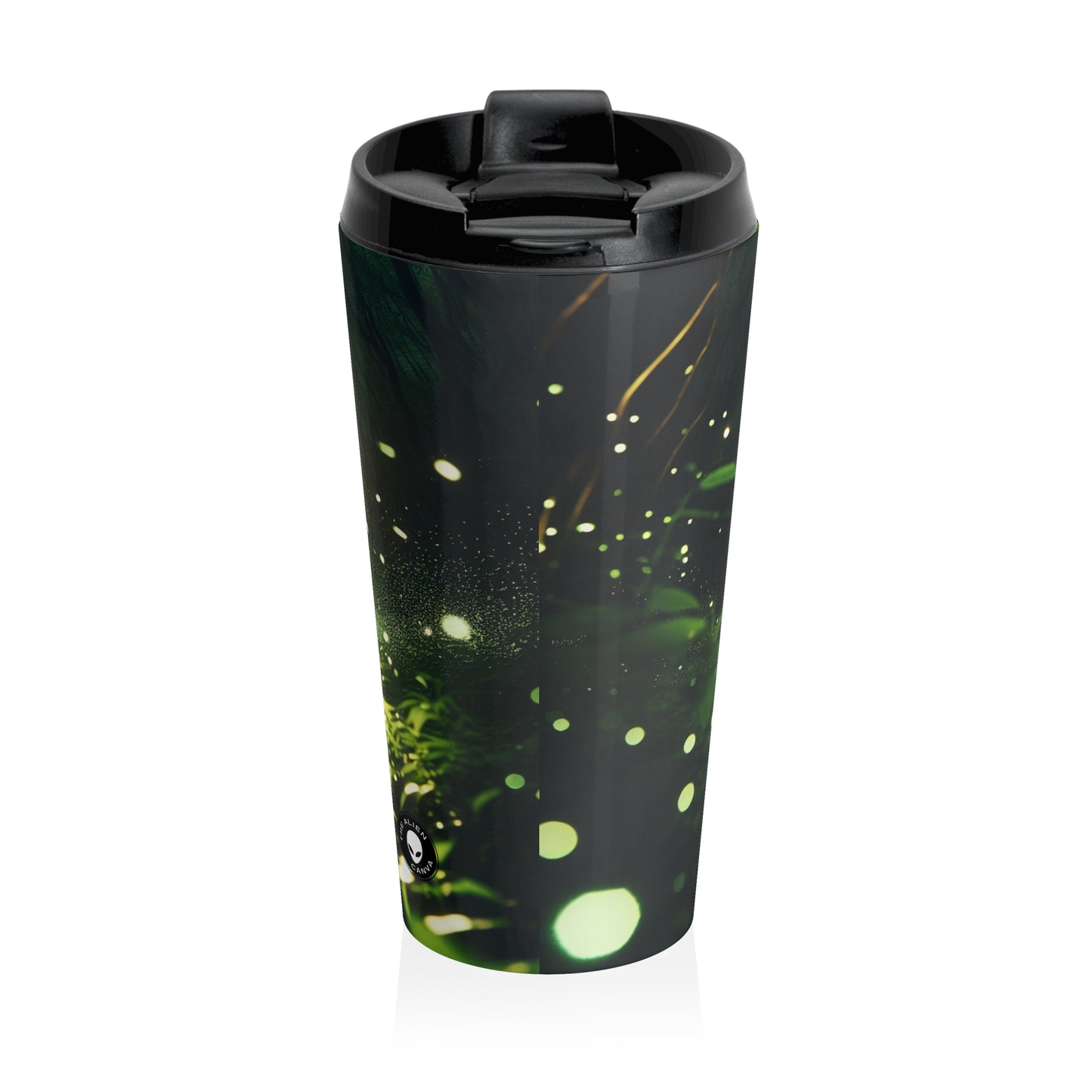 "Enchanted Firefly Forest" - The Alien Stainless Steel Travel Mug