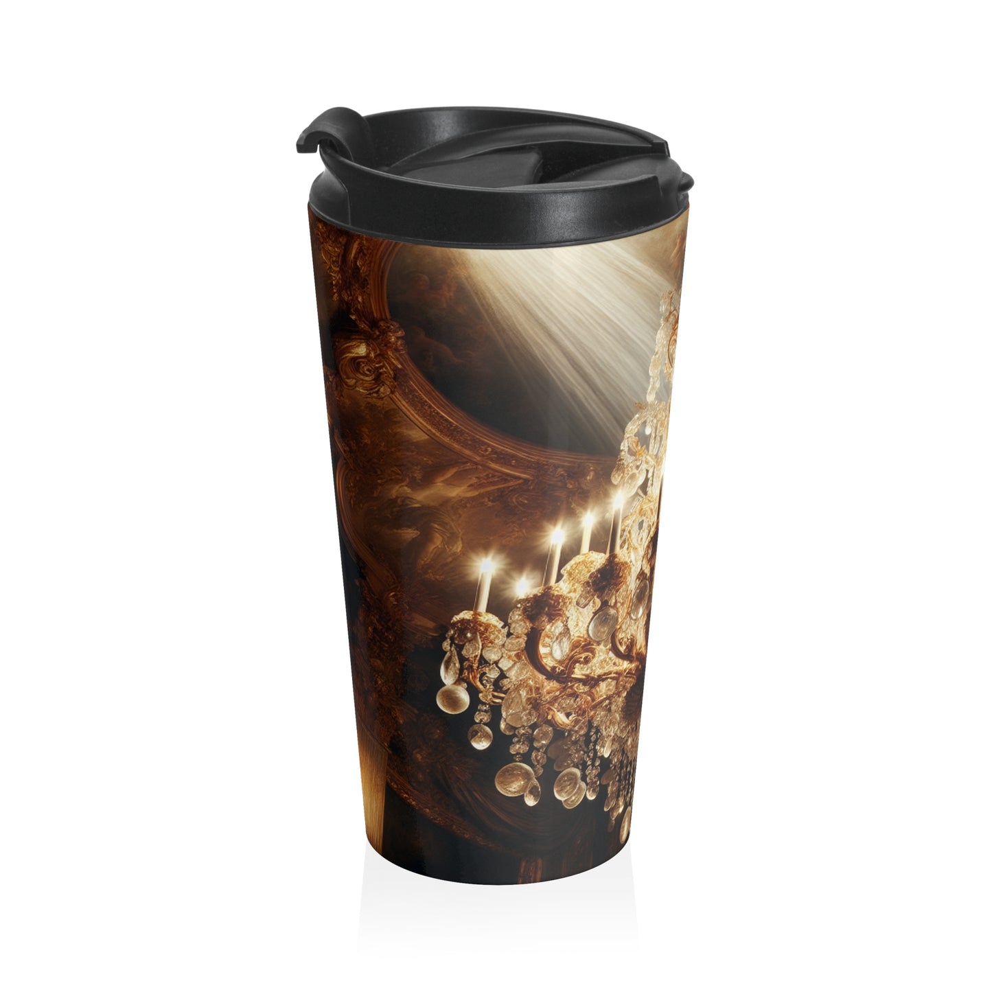 "Heavenly Splendor" - The Alien Mug de voyage en acier inoxydable style baroque