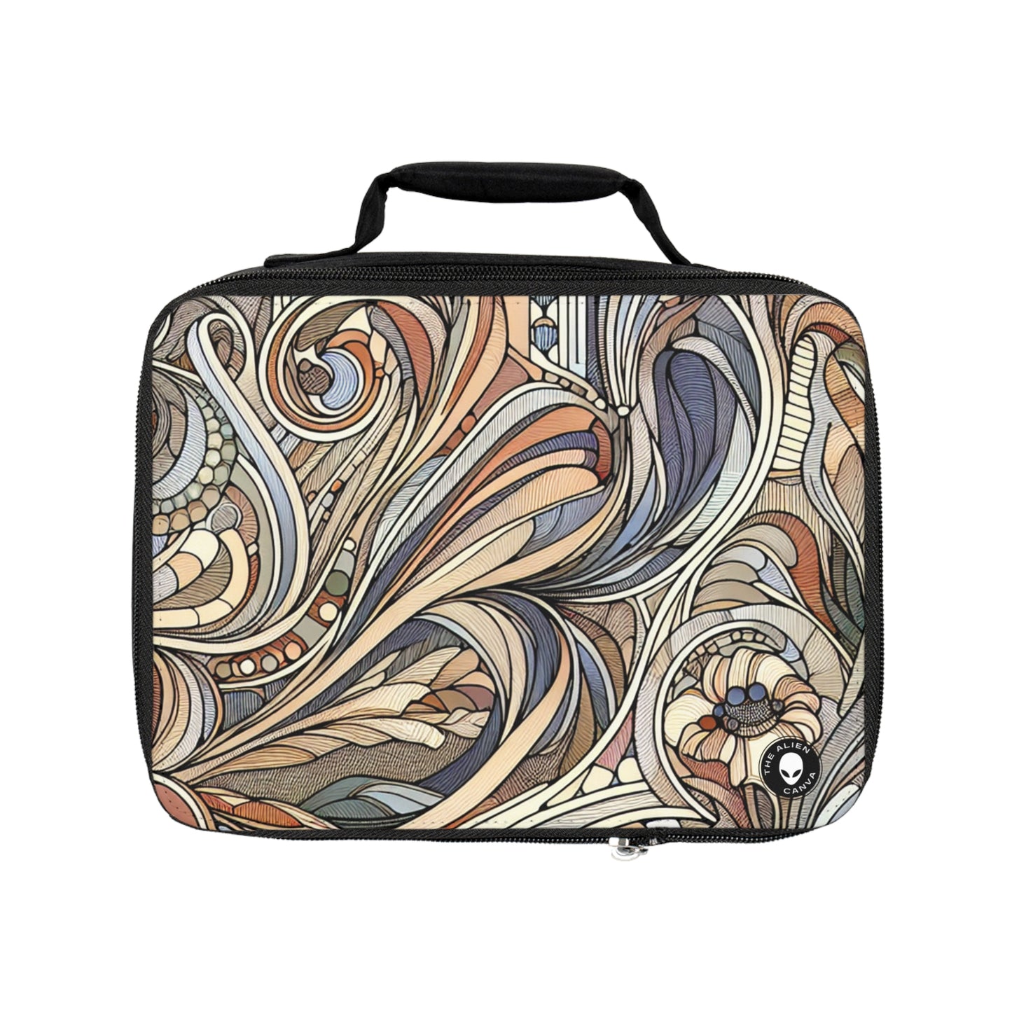 "Nature's Muse: Art Nouveau Woman"- The Alien Lunch Bag Art Nouveau