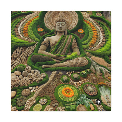 "Forest Mandala: A Harmony of Nature" - The Alien Canva Earth Art