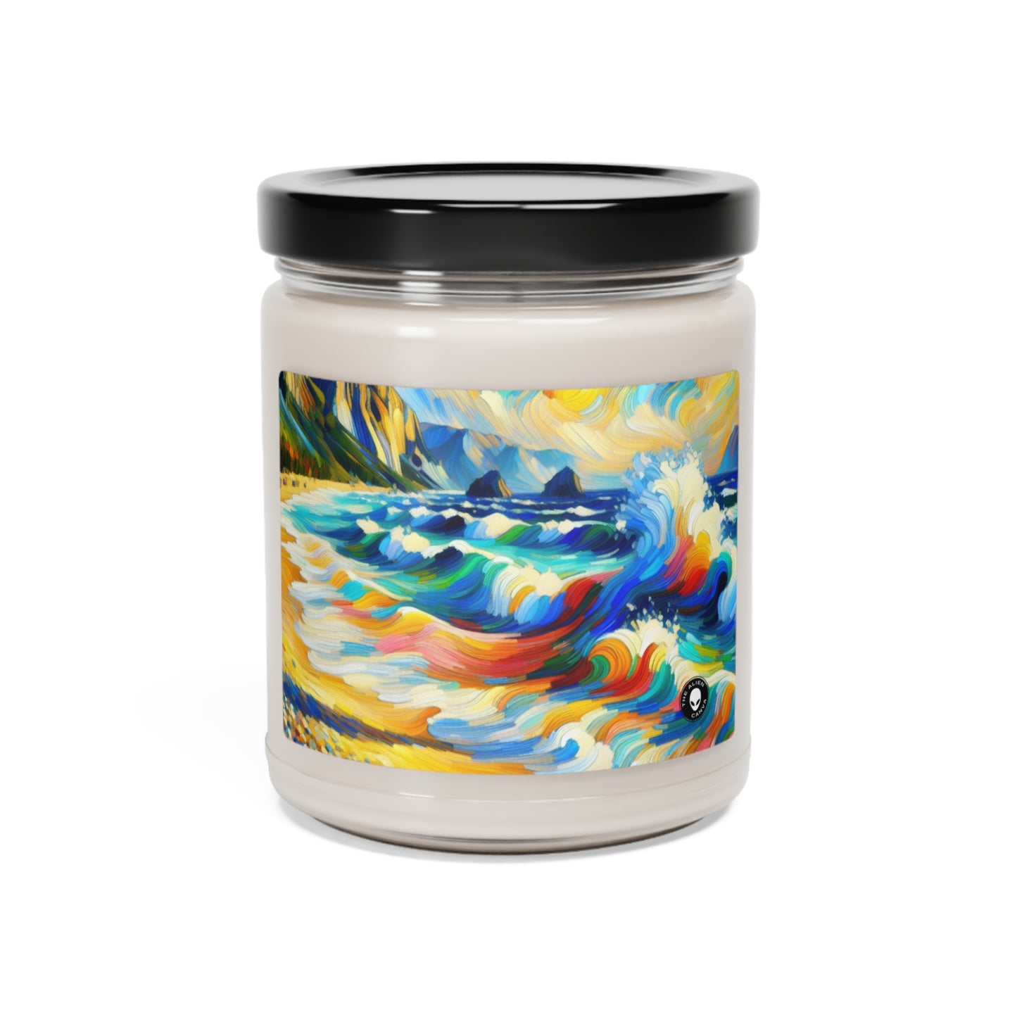 "The Fauvist Shore" - La bougie de soja parfumée Alien 9oz Fauvisme