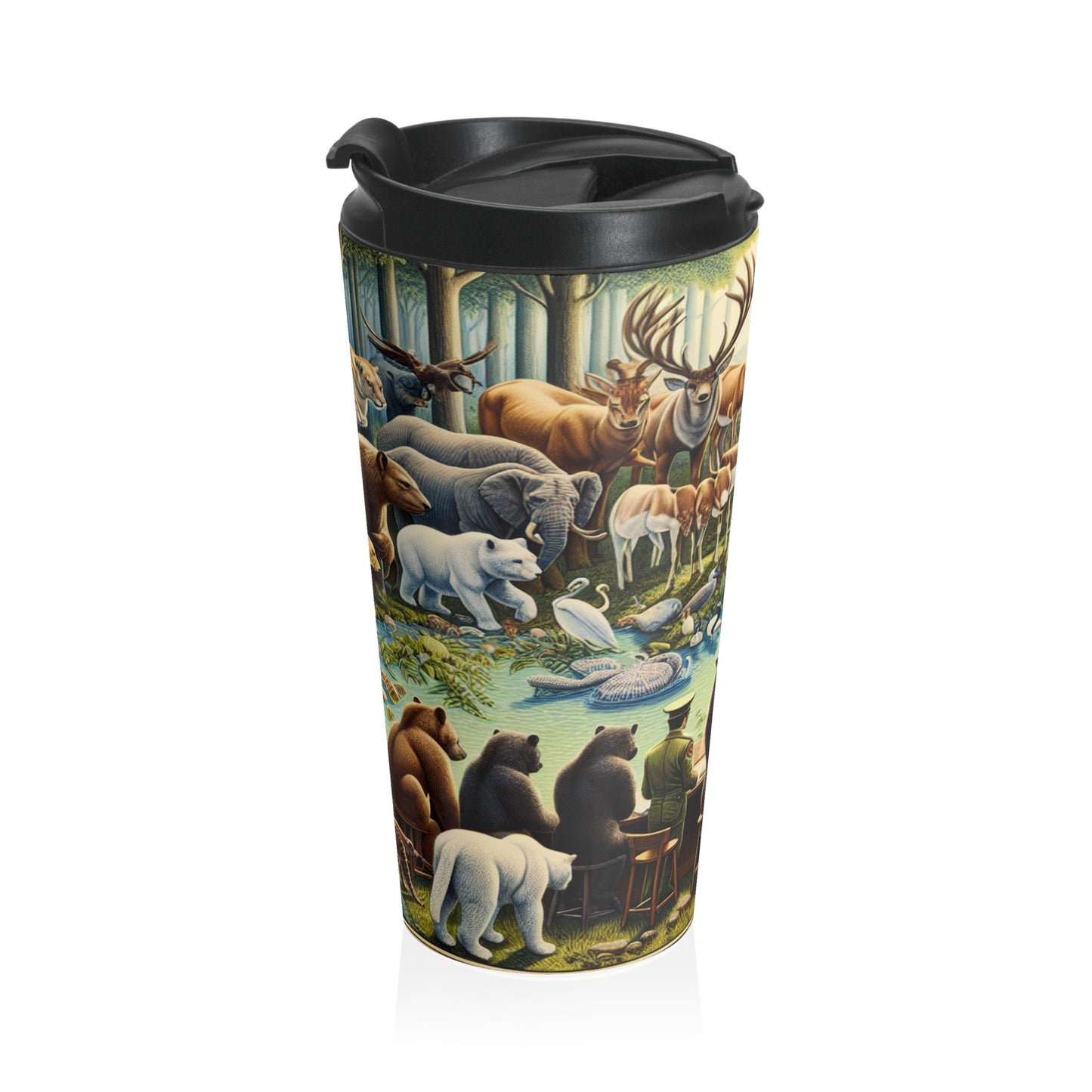 "United Wildlife: Guardians of Gaia" - The Alien Stainless Steel Travel Mug