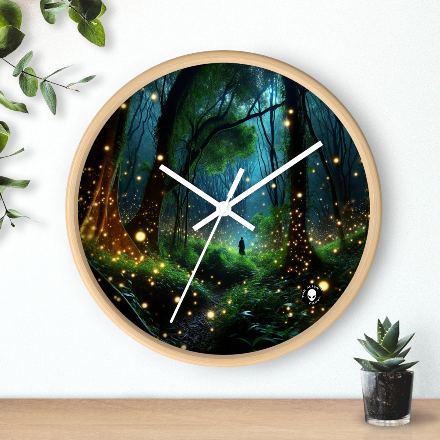 "Noche encantada" - El reloj de pared extraterrestre