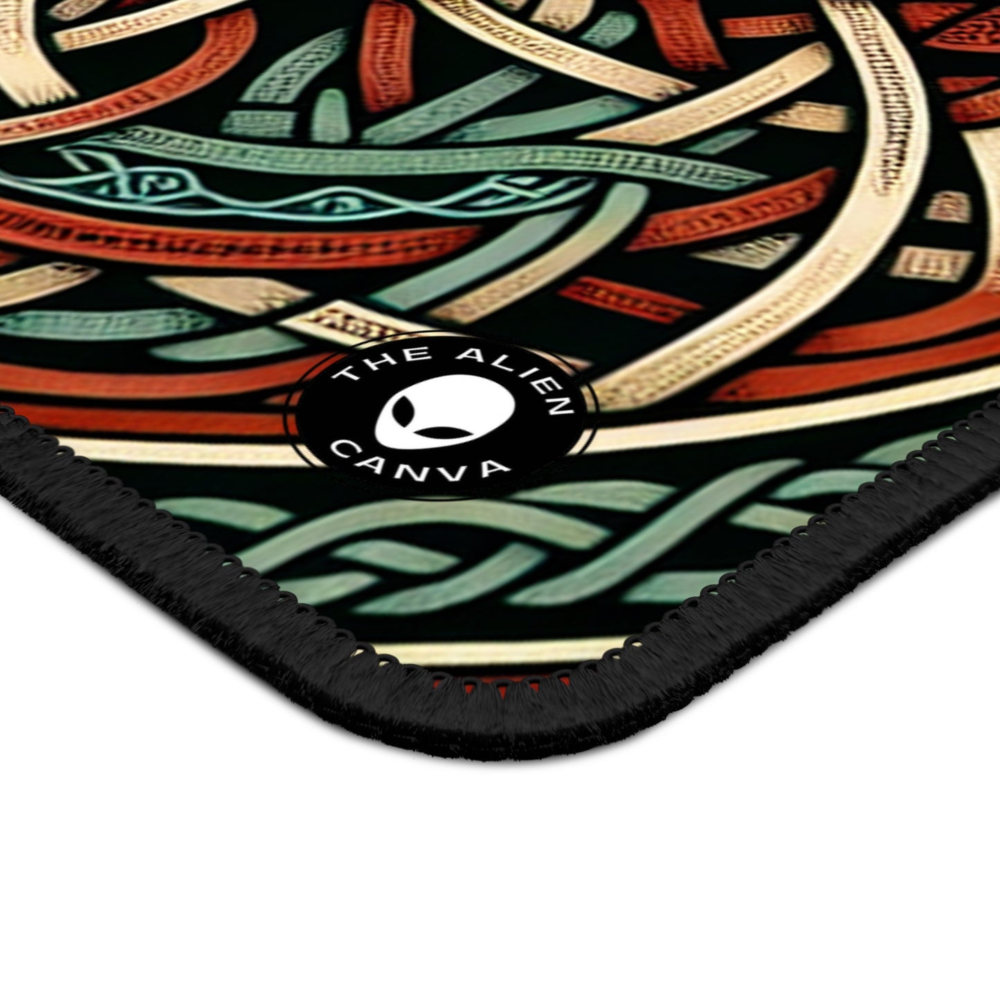 "Majestic Celtic Vision: A Mesmerizing Artwork Inspired by the Cliffs of Moher" - The Alien Gaming Mouse Pad Celtic Art