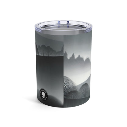 « Tonalisme gris : Hillside in Fog » - The Alien Tumbler 10oz Tonalism