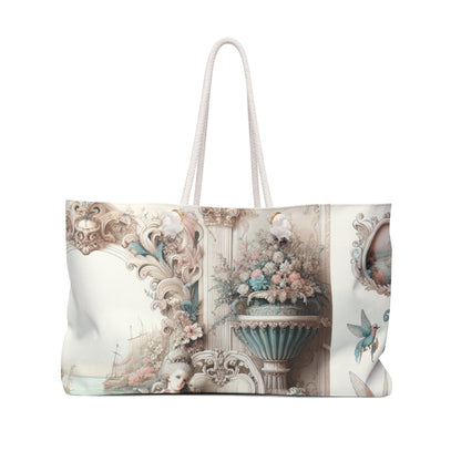 "Enchantement dans les jardins pastel : Rococo Fairy Princess" - Le sac de week-end Alien Rococo