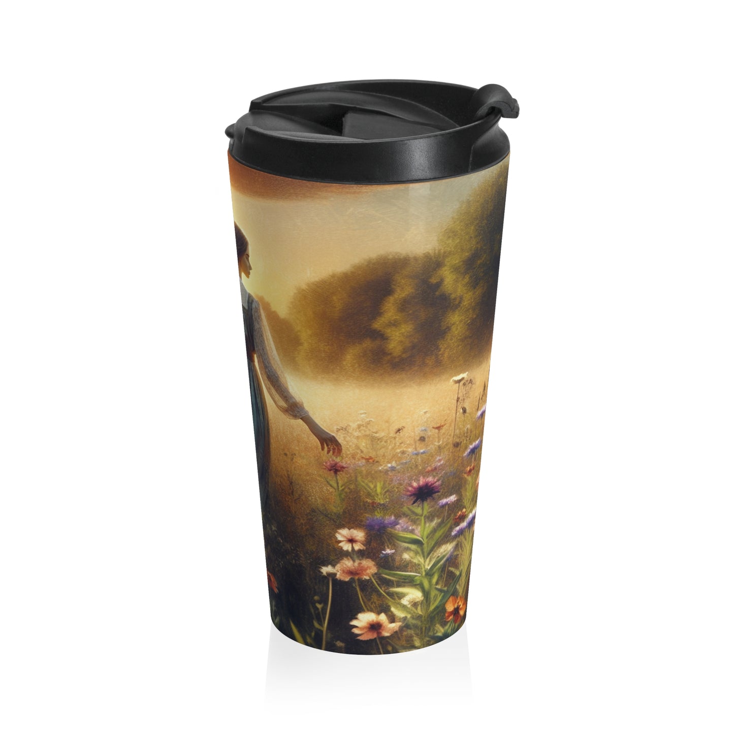 "Sweet Summer Sunset" - The Alien Stainless Steel Travel Mug Romanticism Style