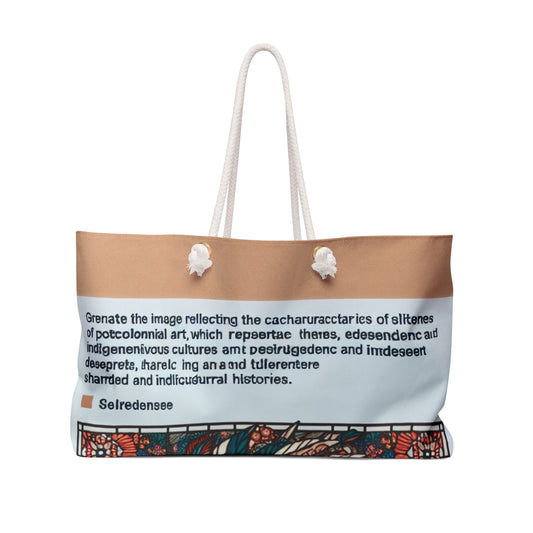 "Resilience Unveiled: A Postcolonial Celebration" - The Alien Weekender Bag Postcolonial Art