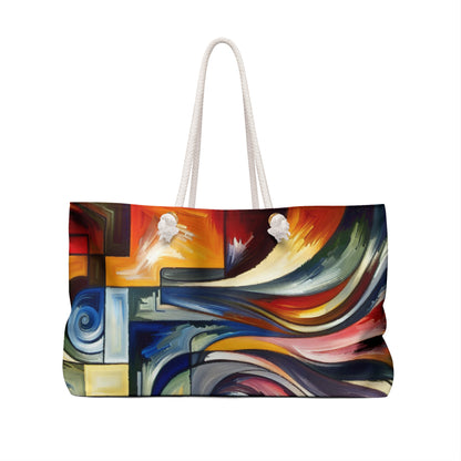 "A Tension of Shapes" - The Alien Weekender Bag Abstract Expressionism Style