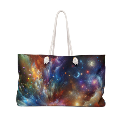 "Galactic Creation: A Kaleidoscope of Cosmic Wonder" - The Alien Weekender Bag