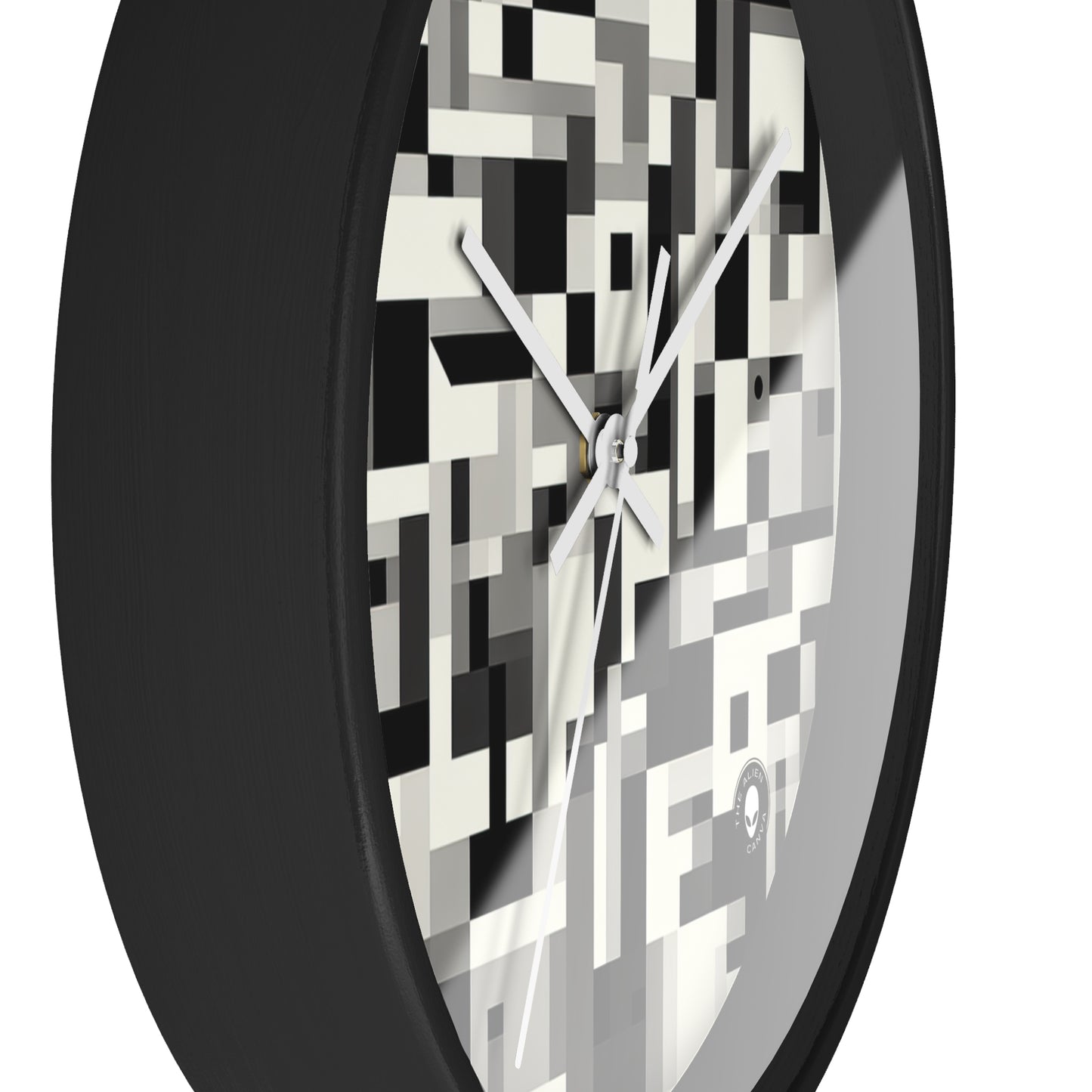 "Cityscape in Analytical Cubism" - The Alien Wall Clock Analytical Cubism