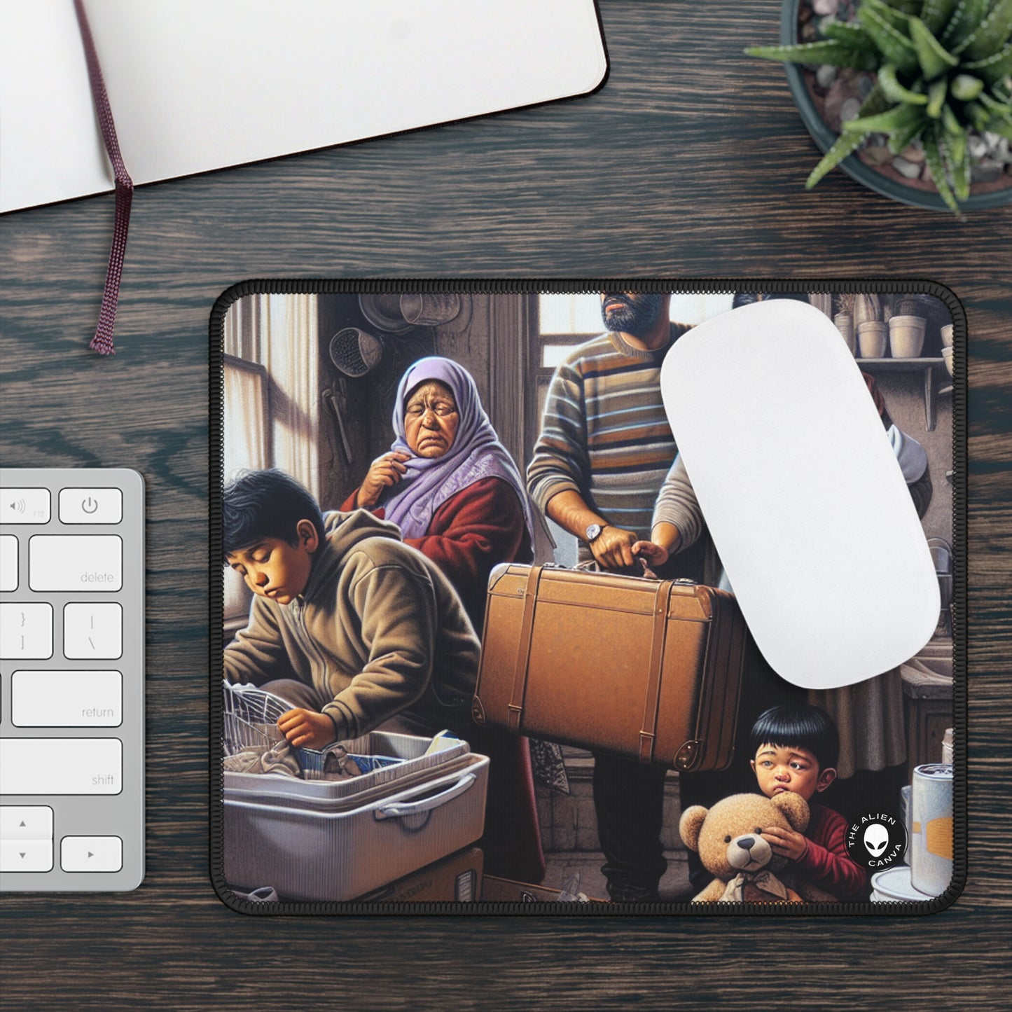 "Uprooted: A Portrait of Displacement" - The Alien Gaming Mouse Pad Social Realism